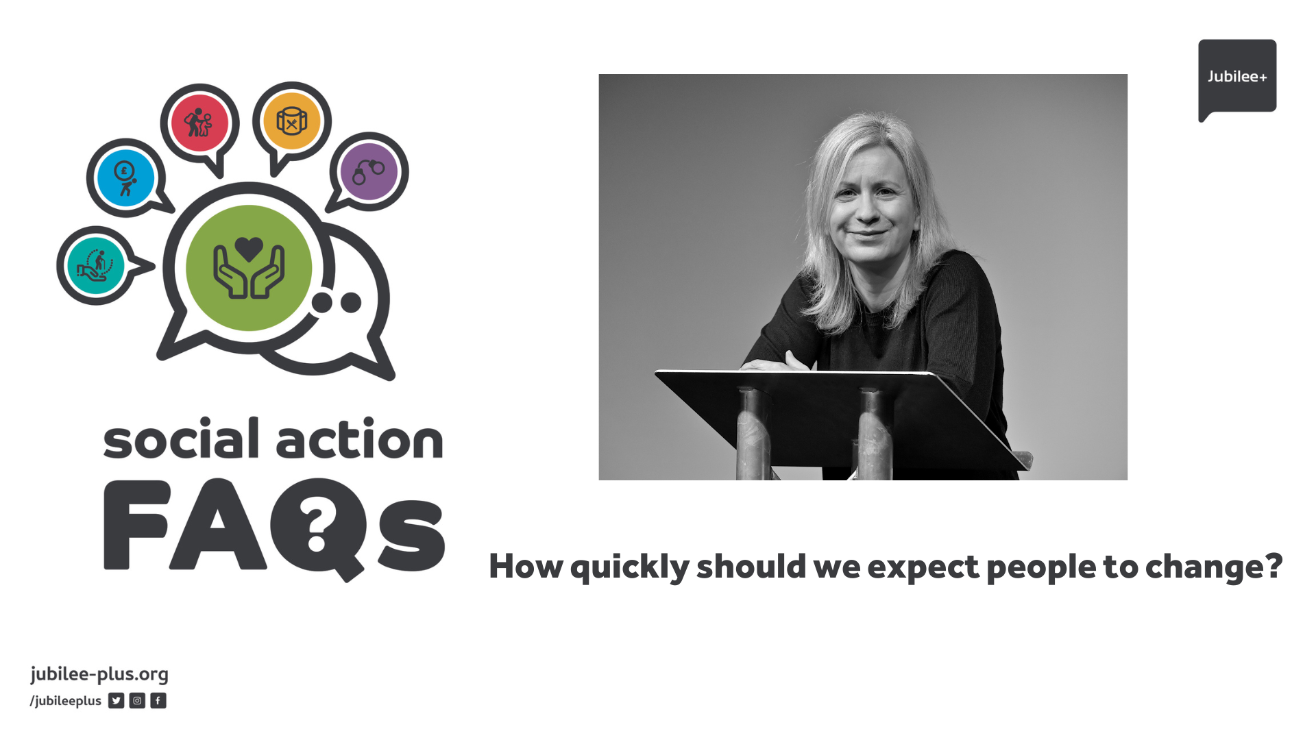 How quickly should we expect people to change?